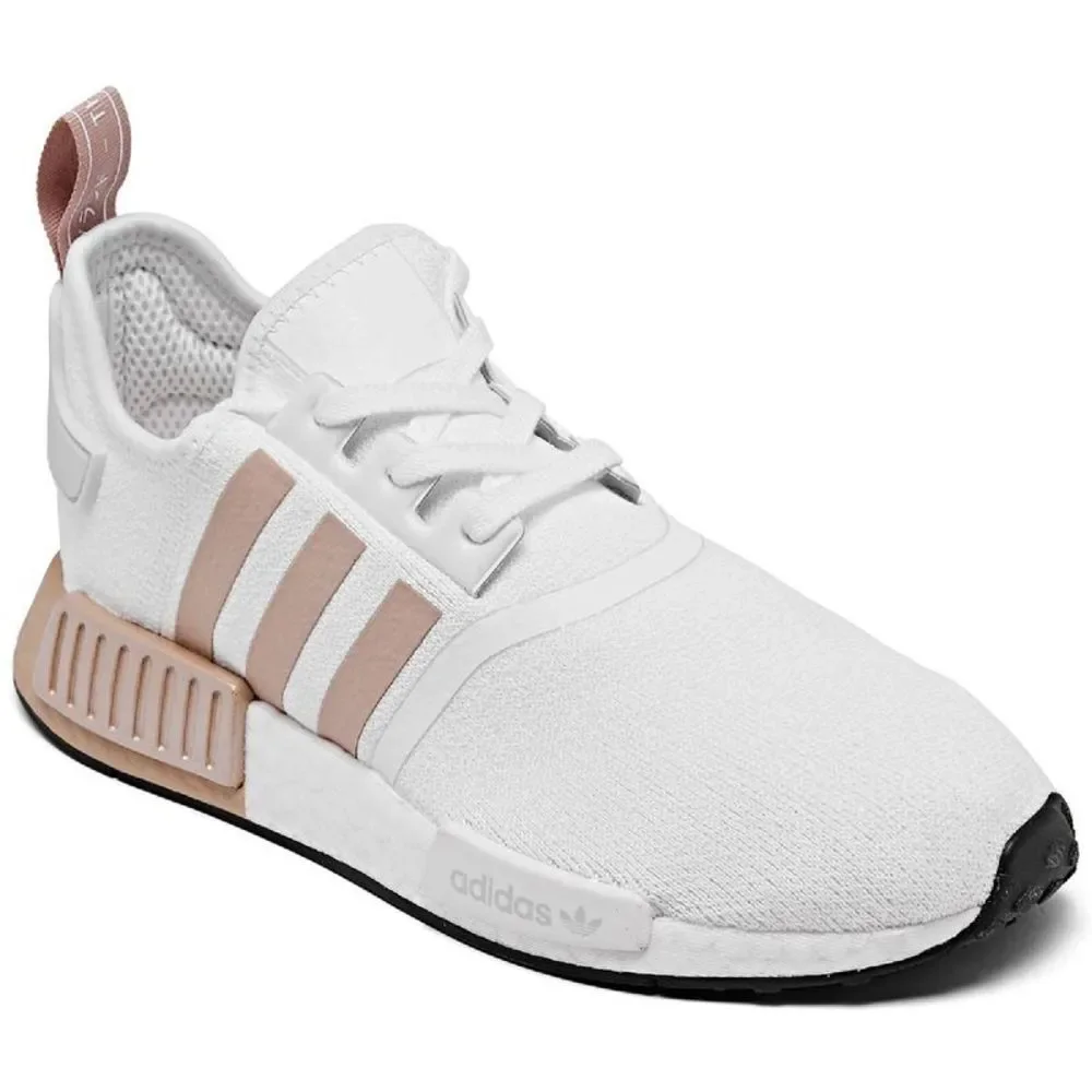 Adidas Womens Nmd_R1 W White Knit Gym Lifestyle Running Shoes Sneakers